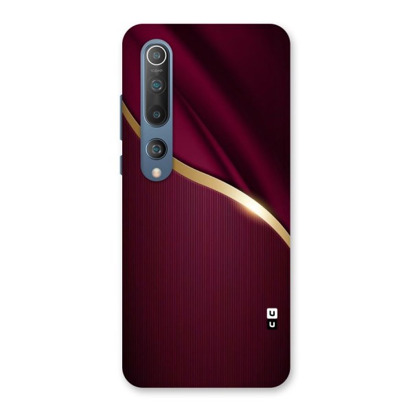 Smooth Maroon Back Case for Mi 10