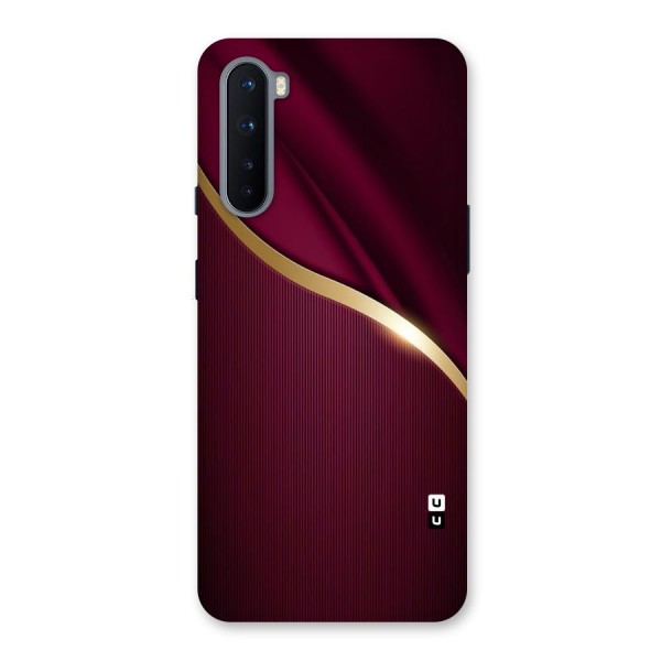 Smooth Maroon Back Case for OnePlus Nord