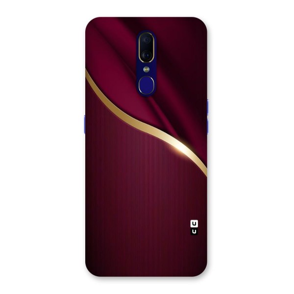 Smooth Maroon Back Case for Oppo F11