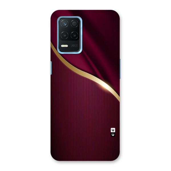 Smooth Maroon Back Case for Realme 8s 5G