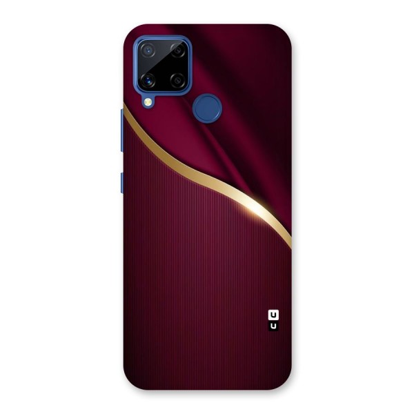 Smooth Maroon Back Case for Realme C12