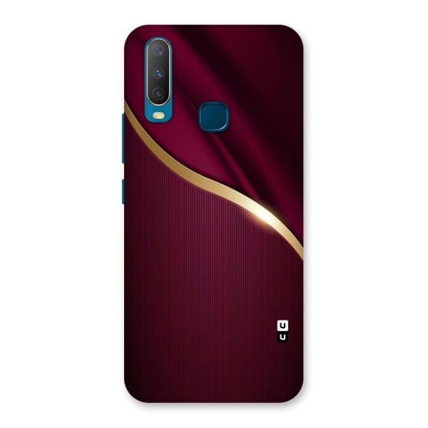 Smooth Maroon Back Case for Vivo U10