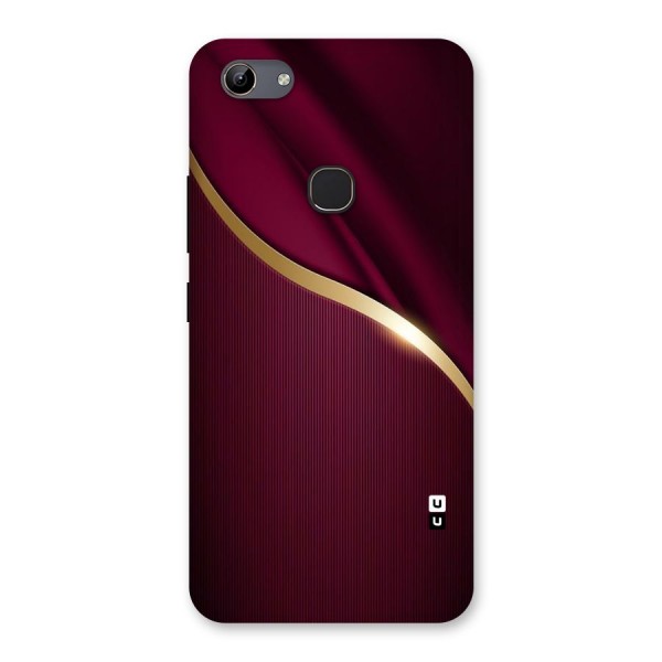 Smooth Maroon Back Case for Vivo Y81