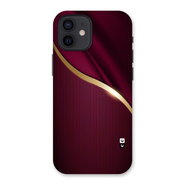 Smooth Maroon Back Case for iPhone 12