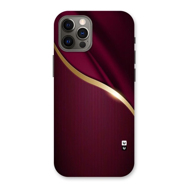 Smooth Maroon Back Case for iPhone 12 Pro