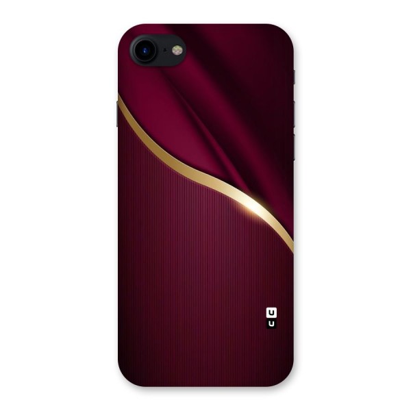 Smooth Maroon Back Case for iPhone SE 2020