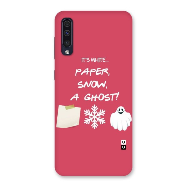 Snow Paper Back Case for Galaxy A50s