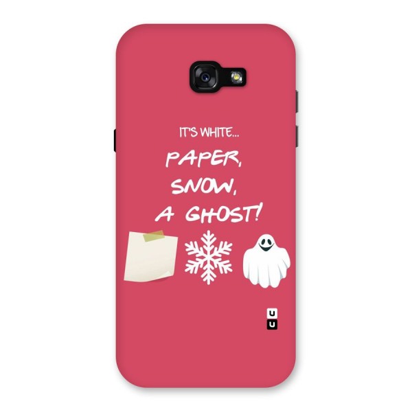 Snow Paper Back Case for Galaxy A7 (2017)