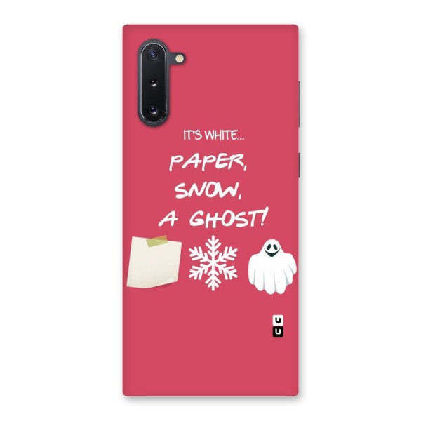 Snow Paper Back Case for Galaxy Note 10