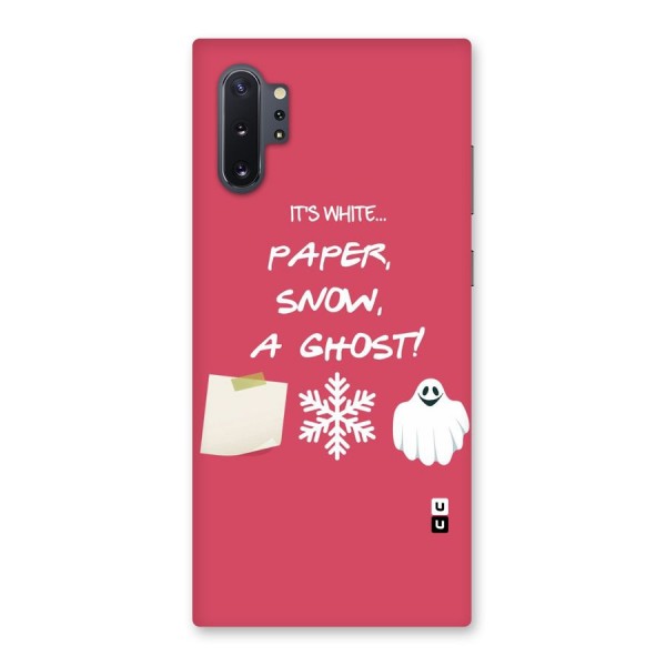 Snow Paper Back Case for Galaxy Note 10 Plus