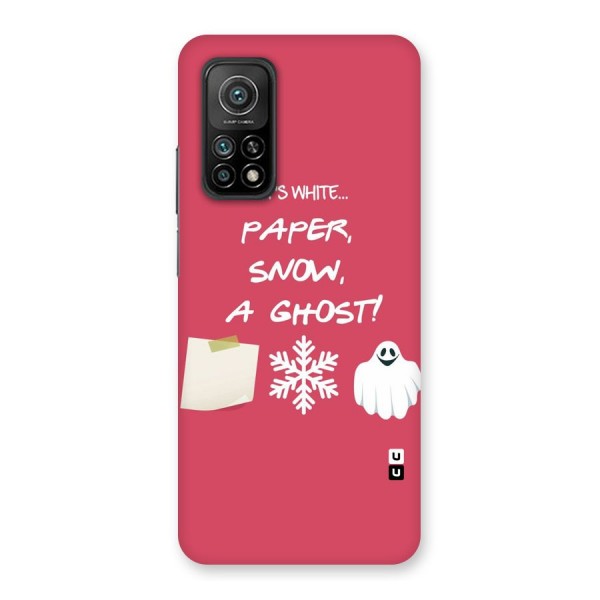 Snow Paper Back Case for Mi 10T Pro 5G