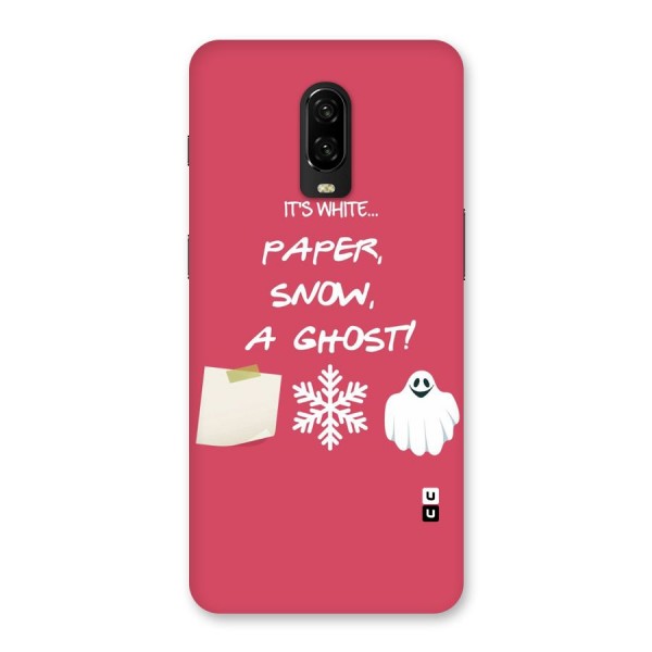 Snow Paper Back Case for OnePlus 6T