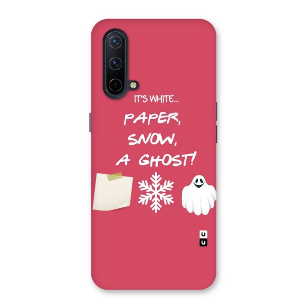 Snow Paper Back Case for OnePlus Nord CE 5G