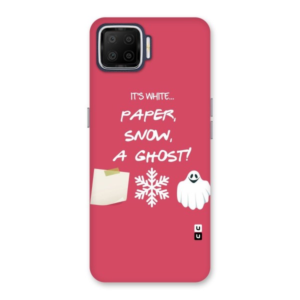 Snow Paper Back Case for Oppo F17