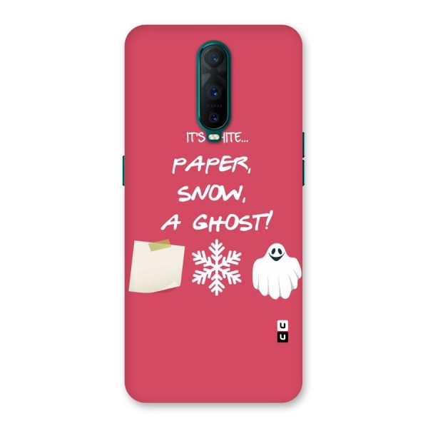 Snow Paper Back Case for Oppo R17 Pro