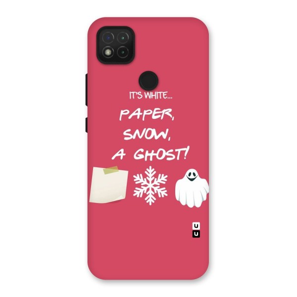 Snow Paper Back Case for Redmi 9C