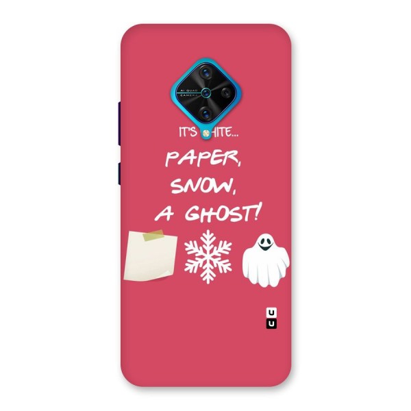 Snow Paper Back Case for Vivo S1 Pro