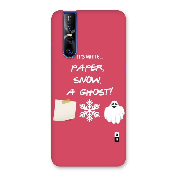 Snow Paper Back Case for Vivo V15 Pro