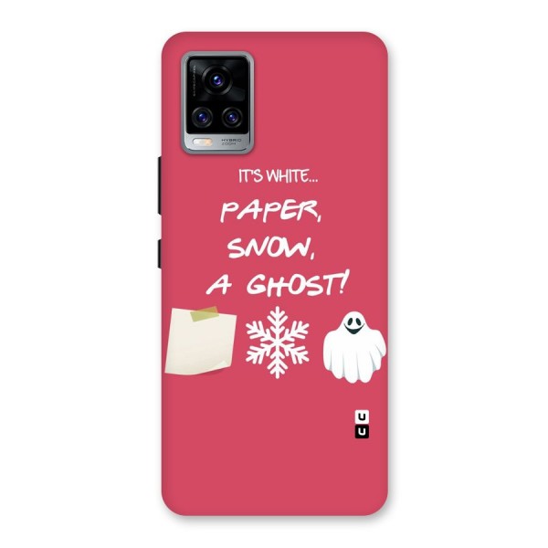 Snow Paper Back Case for Vivo V20 Pro