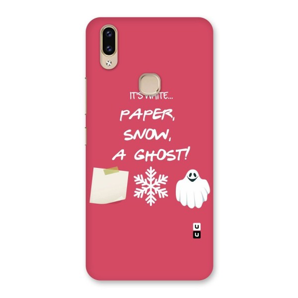 Snow Paper Back Case for Vivo V9