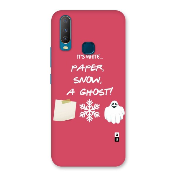 Snow Paper Back Case for Vivo Y15