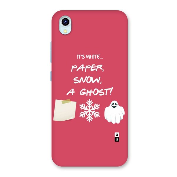 Snow Paper Back Case for Vivo Y1s