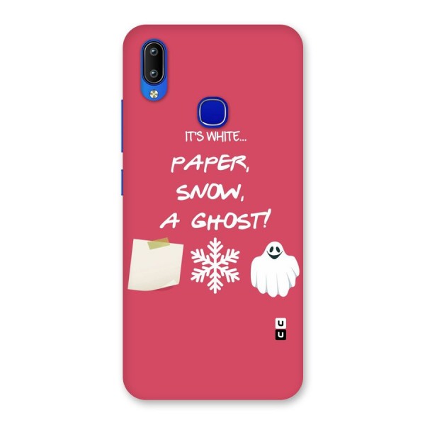 Snow Paper Back Case for Vivo Y91