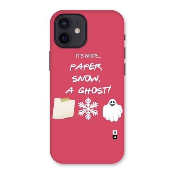 Snow Paper Back Case for iPhone 12