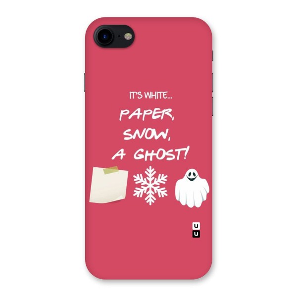 Snow Paper Back Case for iPhone SE 2020