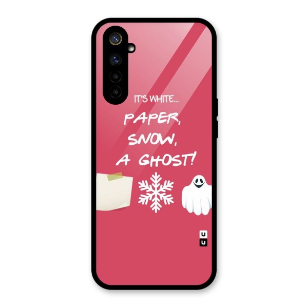 Snow Paper Glass Back Case for Realme 6