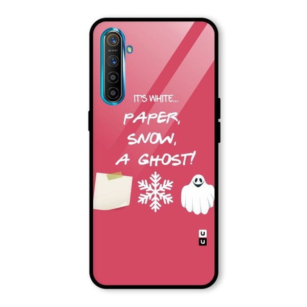 Snow Paper Glass Back Case for Realme XT