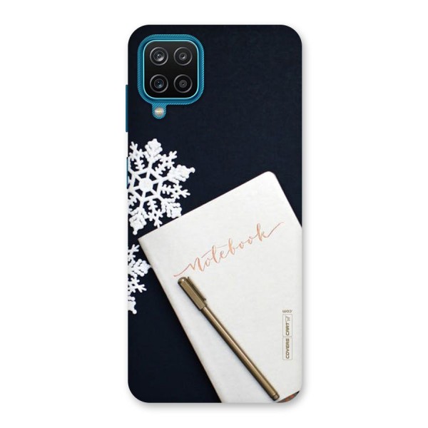 Snowflake Notebook Back Case for Galaxy F12