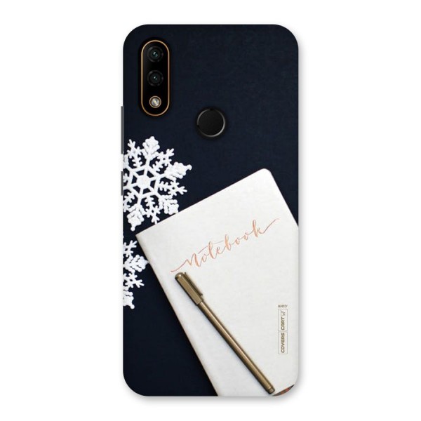 Snowflake Notebook Back Case for Lenovo A6 Note