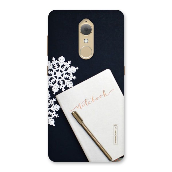 Snowflake Notebook Back Case for Lenovo K8