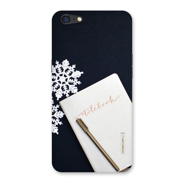 Snowflake Notebook Back Case for Oppo A71