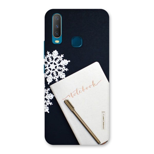 Snowflake Notebook Back Case for Vivo U10