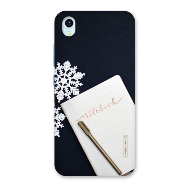 Snowflake Notebook Back Case for Vivo Y1s