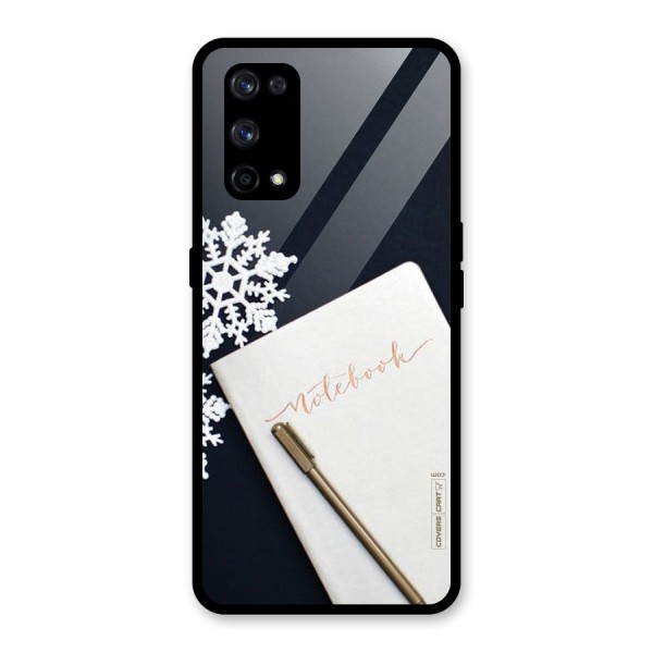 Snowflake Notebook Glass Back Case for Realme X7 Pro