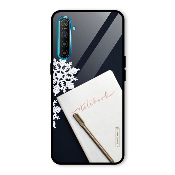 Snowflake Notebook Glass Back Case for Realme XT