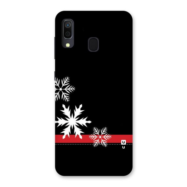 Snowflake Ribbon Back Case for Galaxy A20