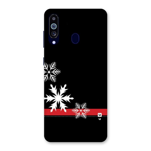 Snowflake Ribbon Back Case for Galaxy A60