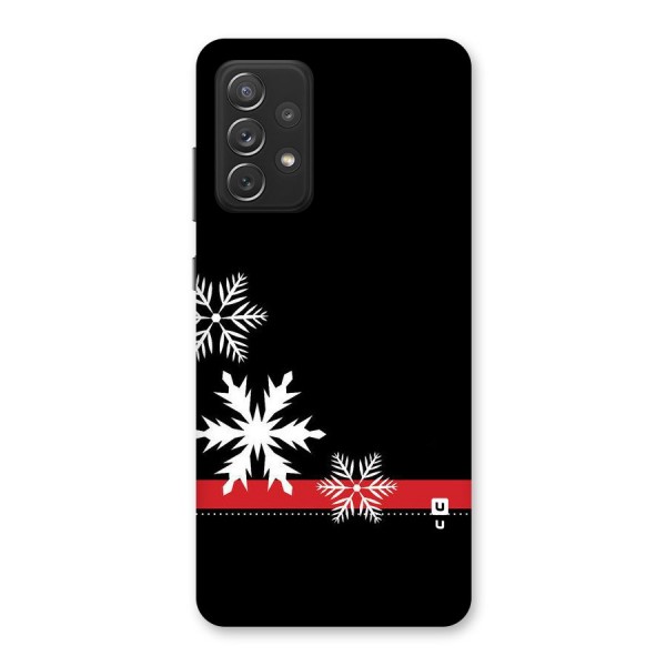 Snowflake Ribbon Back Case for Galaxy A72