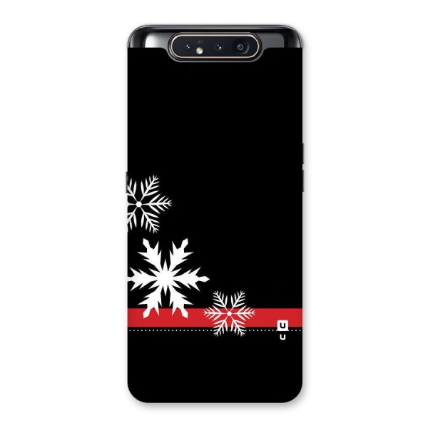 Snowflake Ribbon Back Case for Galaxy A80