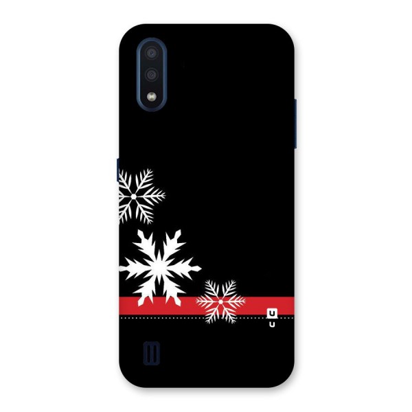 Snowflake Ribbon Back Case for Galaxy M01