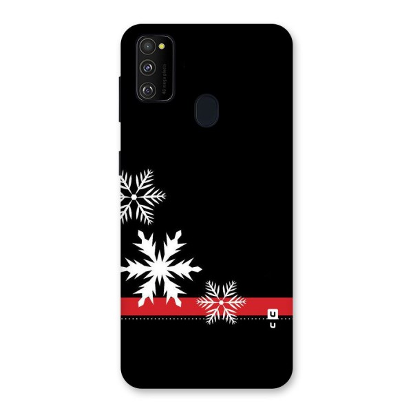 Snowflake Ribbon Back Case for Galaxy M21