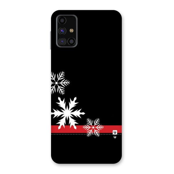 Snowflake Ribbon Back Case for Galaxy M31s