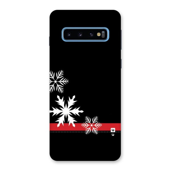 Snowflake Ribbon Back Case for Galaxy S10