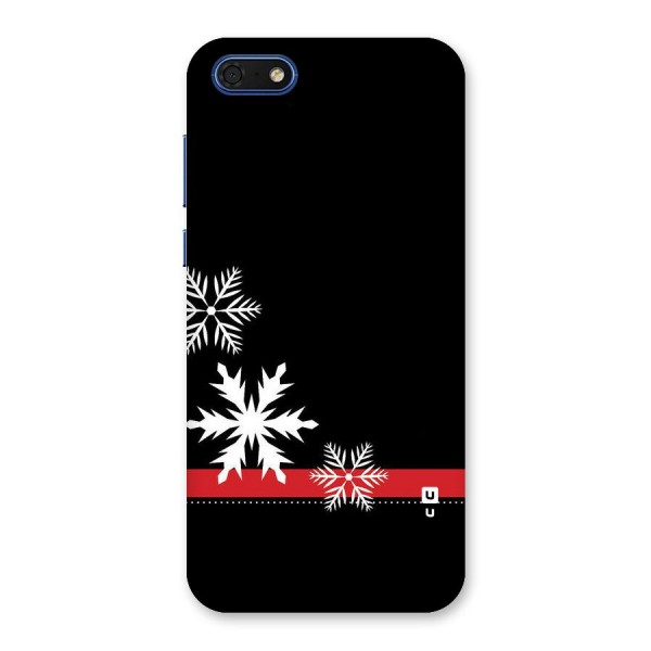 Snowflake Ribbon Back Case for Honor 7s