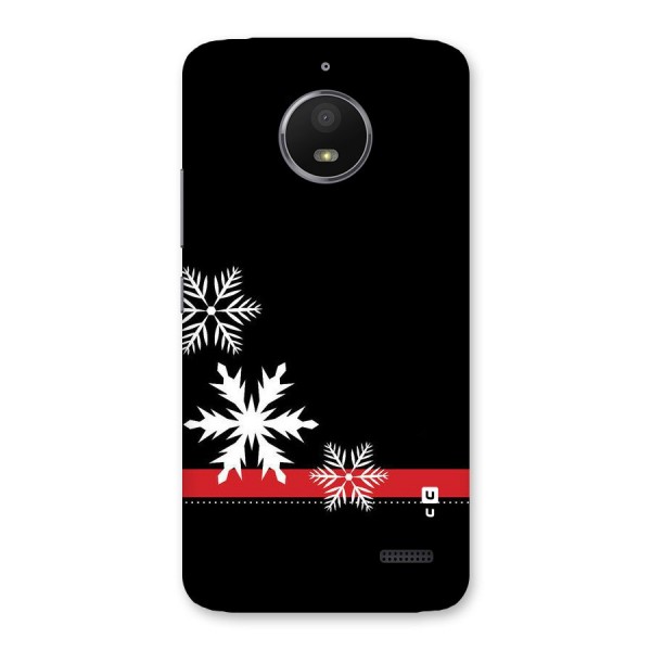 Snowflake Ribbon Back Case for Moto E4