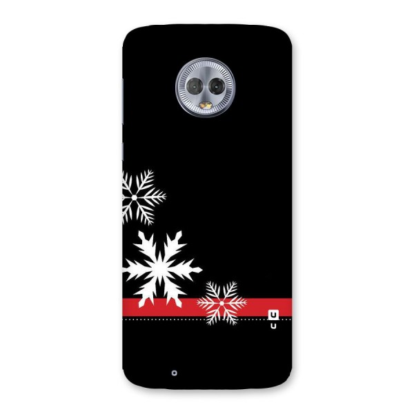 Snowflake Ribbon Back Case for Moto G6